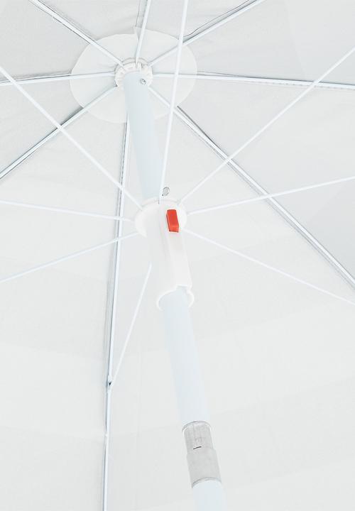 Sixth Floor - Crete beach umbrella - grey & white 