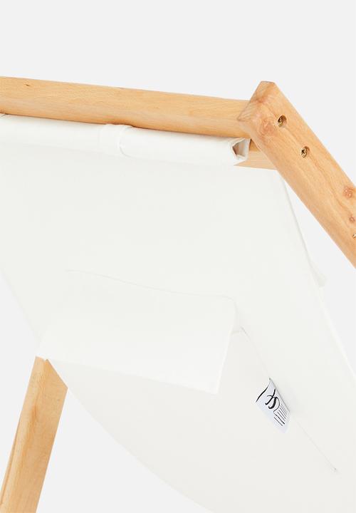 Sixth Floor - Lilly deck chair - white