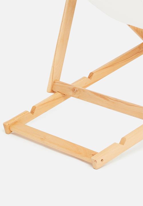 Sixth Floor - Lilly deck chair - white