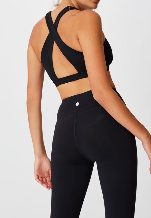 Cotton On - Active core cropped tight - core black