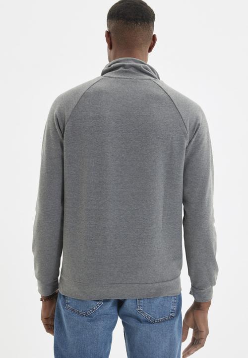 Trendyol - High neck regular fit sweater - anthracite