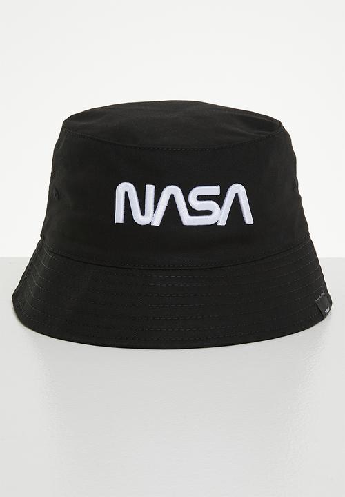 Superbalist - Nasa logo bucket hat - black