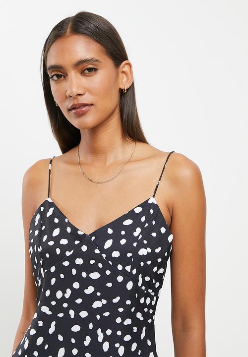 dailyfriday - Strappy midi dress - white spot