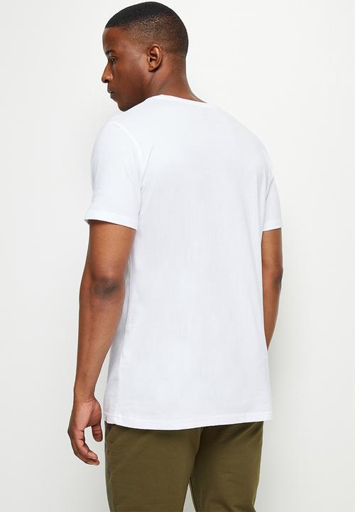 Lark & Crosse - L&c graphic crew neck tee - white