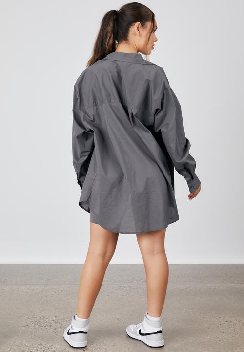 Factorie - Oversized long sleeve shirt - tornado