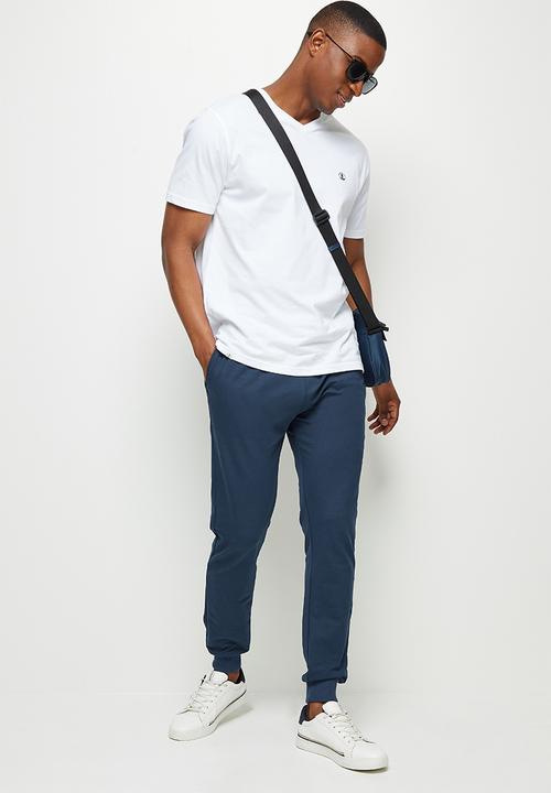 Lark & Crosse - Eldy slim fit sweatpants - navy