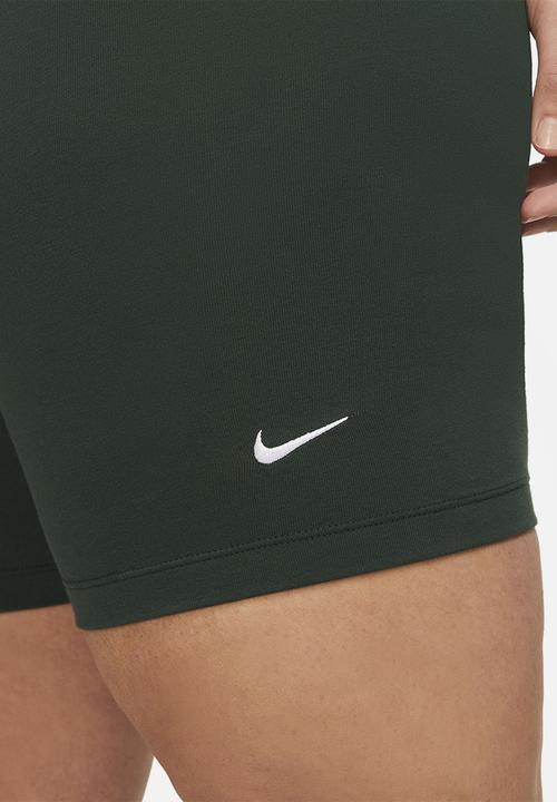 Nike - Plus nsw essntl mr biker short - pro green/white