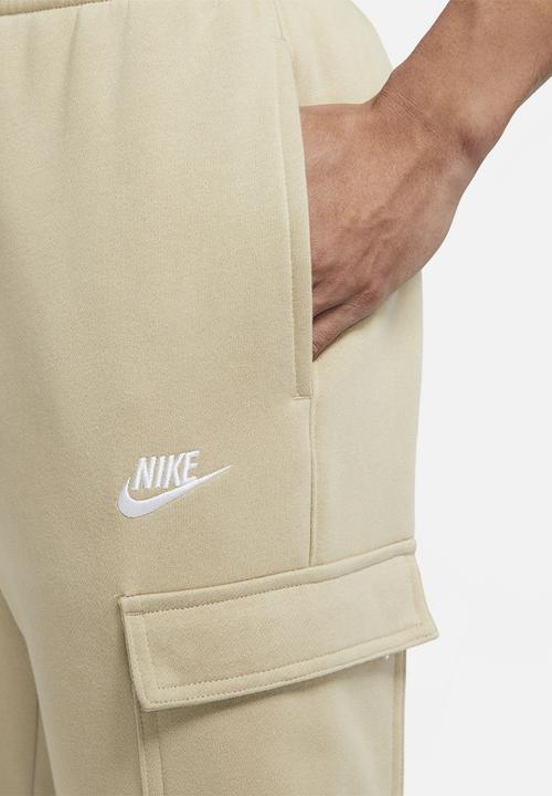 Nike - NSW Club Fleece Cargo Trousers - limestone/limestone/white