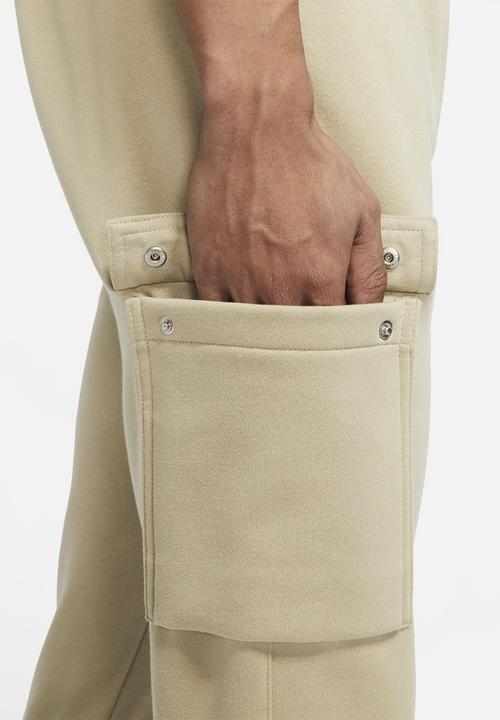 Nike - NSW Club Fleece Cargo Trousers - limestone/limestone/white