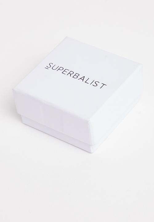 Superbalist - Stacey sterling siver hoop earrings - silver