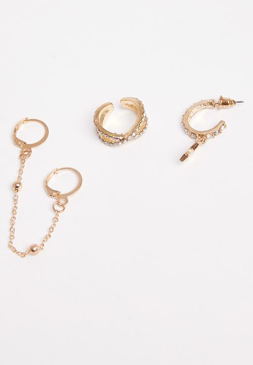 Superbalist - Vanessa earring pack - gold