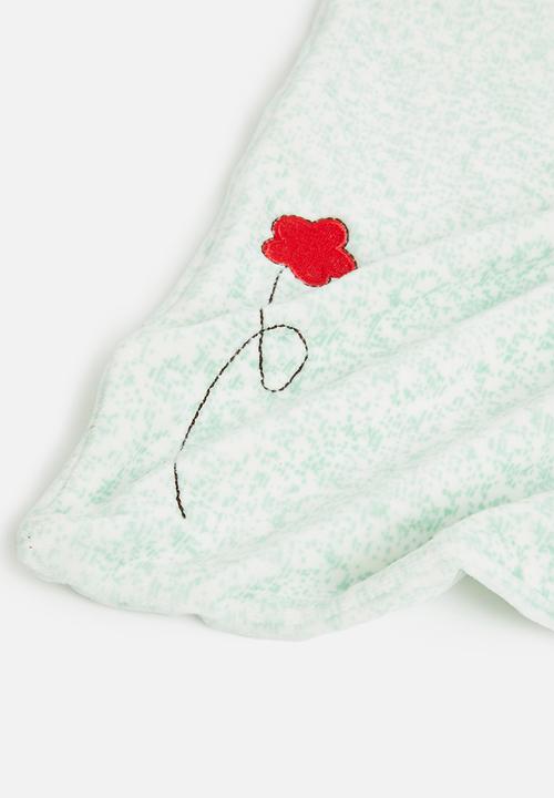 Pop Candy - Baby soft toy blanket - blue