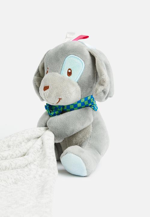 Pop Candy - Baby soft toy blanket - grey