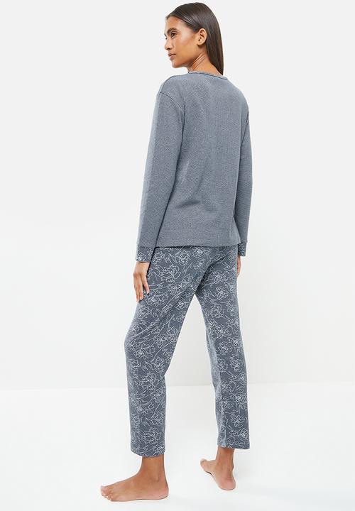 Trendyol - Knit pajama set - dark grey 