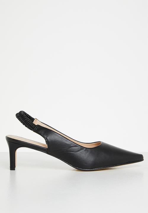 edit - Riva closed block heel - black