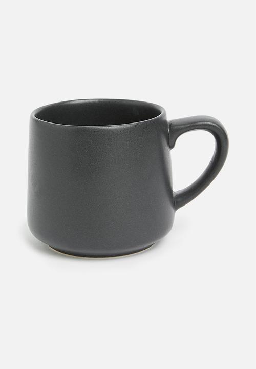 Urchin Art - Mug set of 4 - matte black