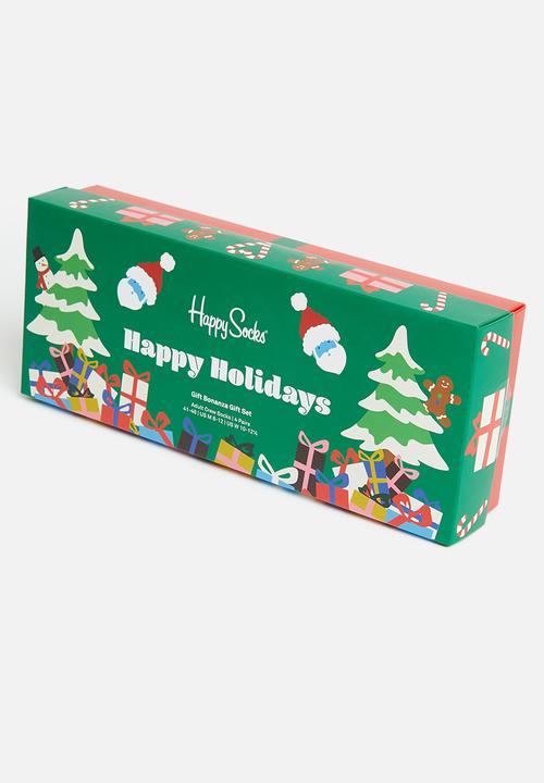 Happy Socks - 4-Pack gift bonanza socks gift set - multi 