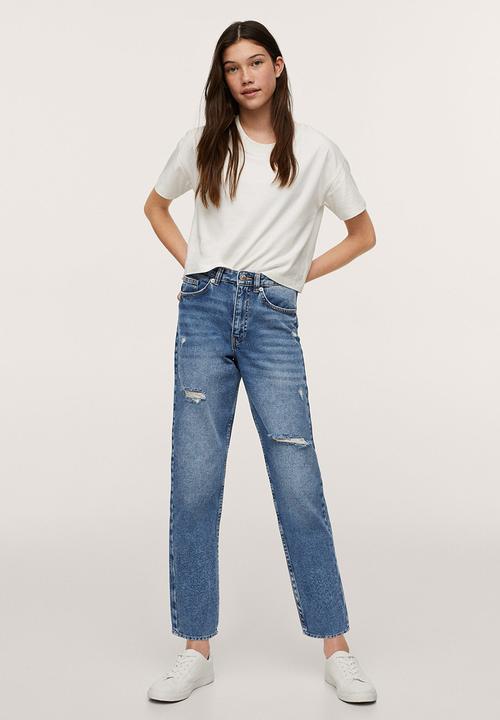 MANGO - Jeans mumt - blue