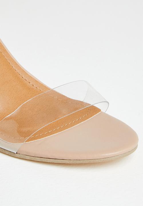 Superbalist - Kimi open block heel - clear