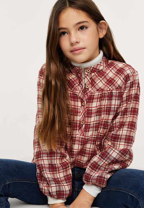 MANGO - Shirt olivia - red