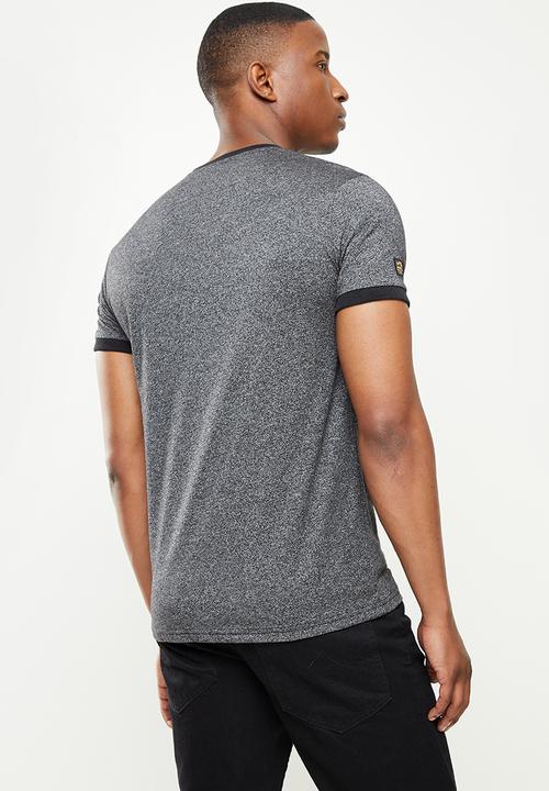 Superdry. - Workwear ringer tee - black grit