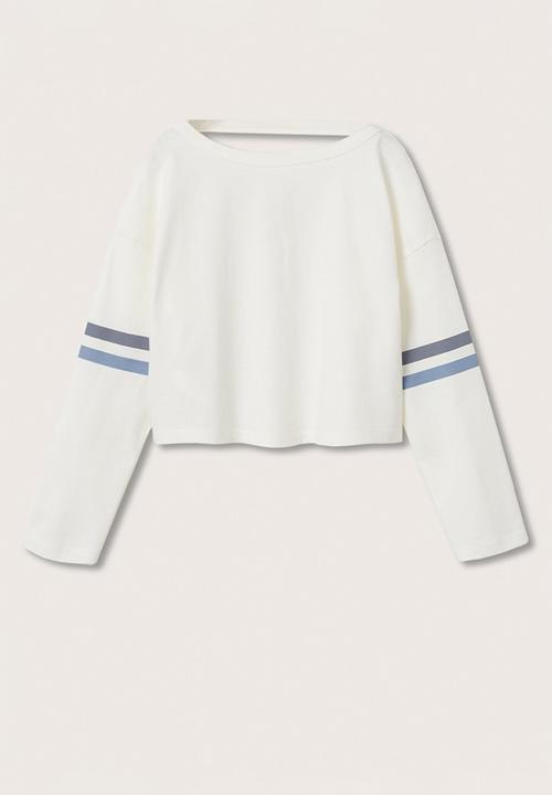 MANGO - T-shirt clap - white