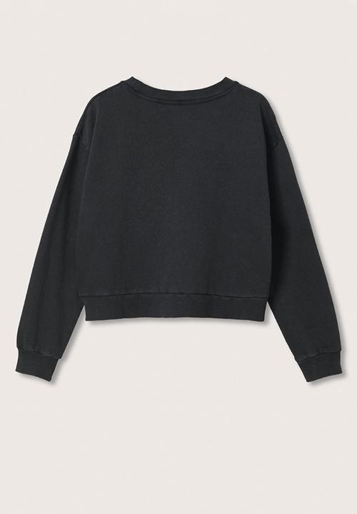 MANGO - Sweatshirt eagle - charcoal