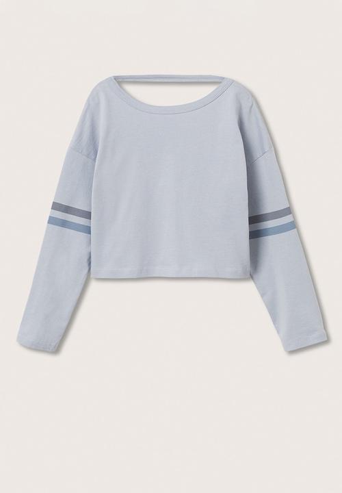 MANGO - T-shirt clap - blue