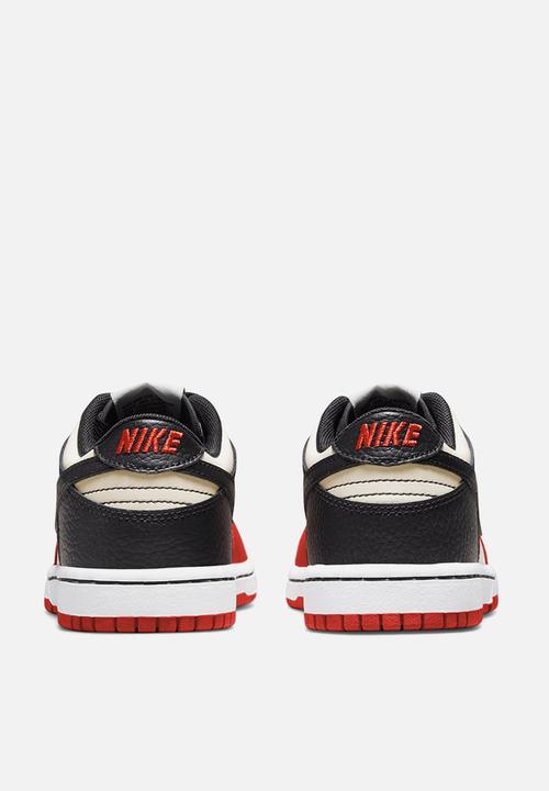 Nike - Nike dunk low - sail/black-black-chile red