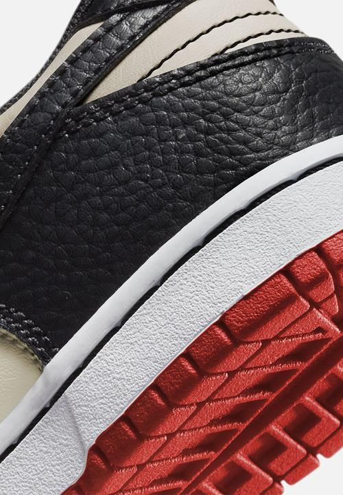 Nike - Nike dunk low - sail/black-black-chile red
