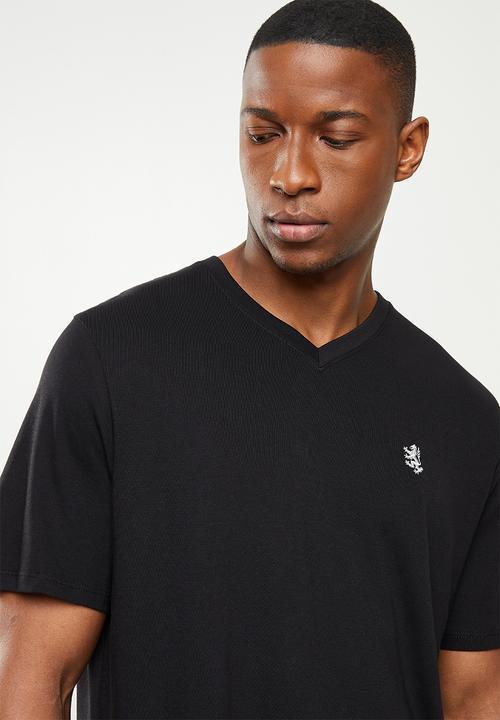 Pringle of Scotland - Core pima tee - black