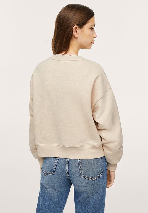 MANGO - Sweatshirt connect - beige