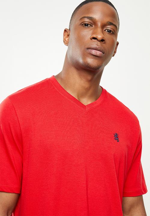 Pringle of Scotland - Core pima tee - red
