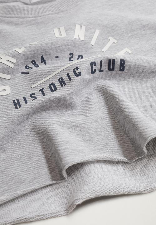 MANGO - Sweatshirt varsity - grey