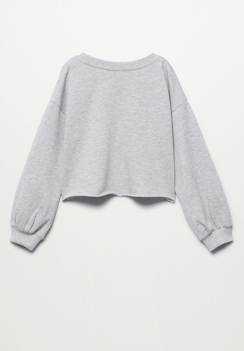 MANGO - Sweatshirt varsity - grey