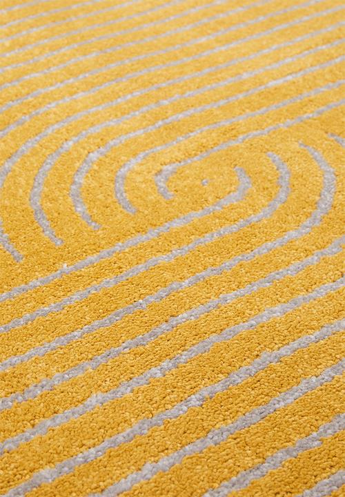 Hertex Fabrics - Divide tuscan rug - mustard 