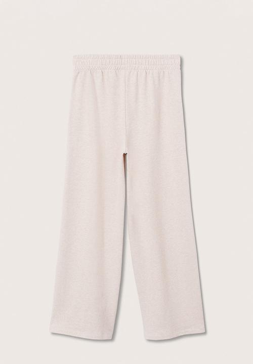 MANGO - Trousers comfy - white