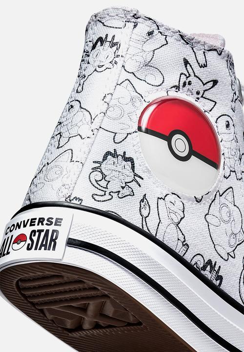 Converse - Pokemon chuck taylor all star - white/black