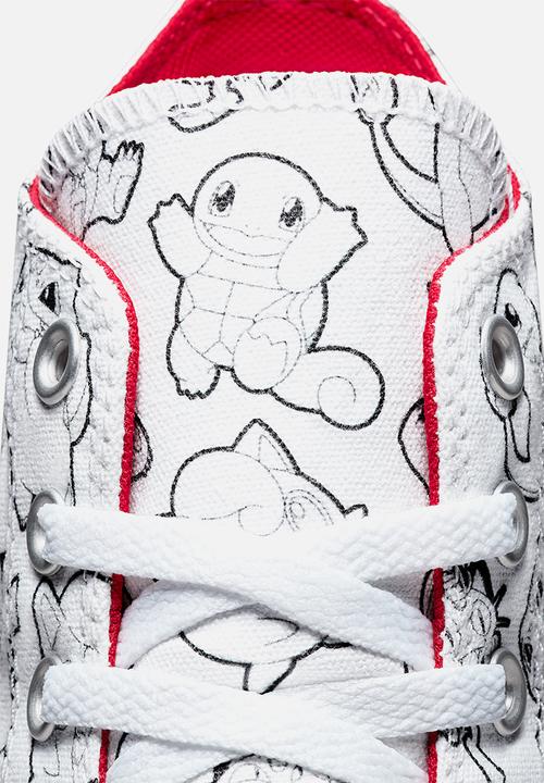 Converse - Pokemon chuck taylor all star - white/black
