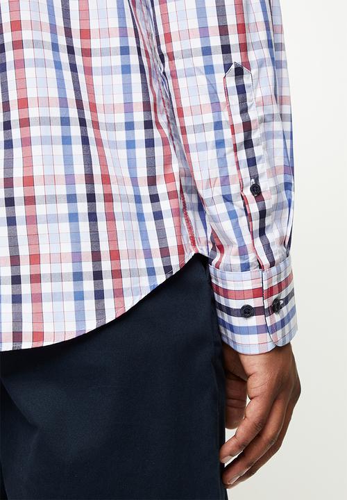 Pringle of Scotland - Msls0119 long sleeve tailored shirt - multi 