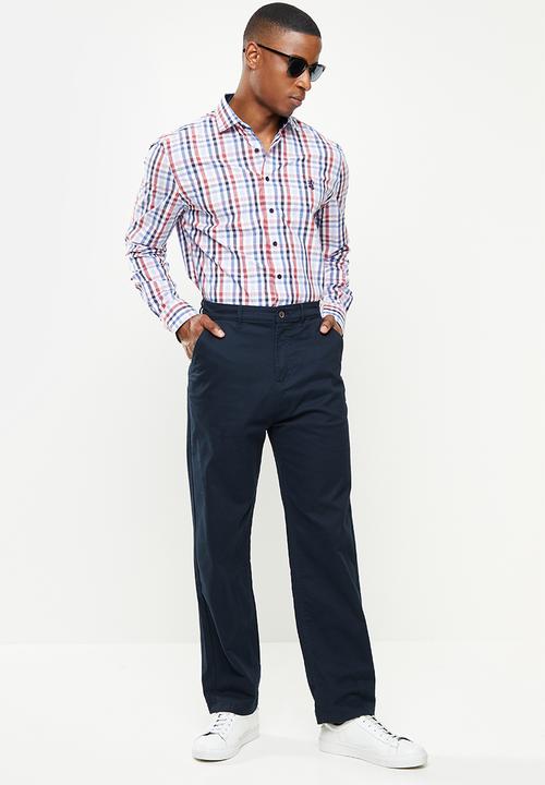 Pringle of Scotland - Msls0119 long sleeve tailored shirt - multi 
