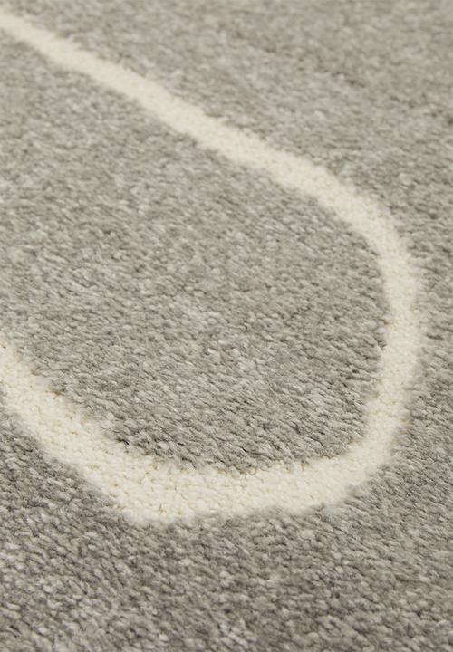 Hertex Haus - Perplex stormy rug - grey