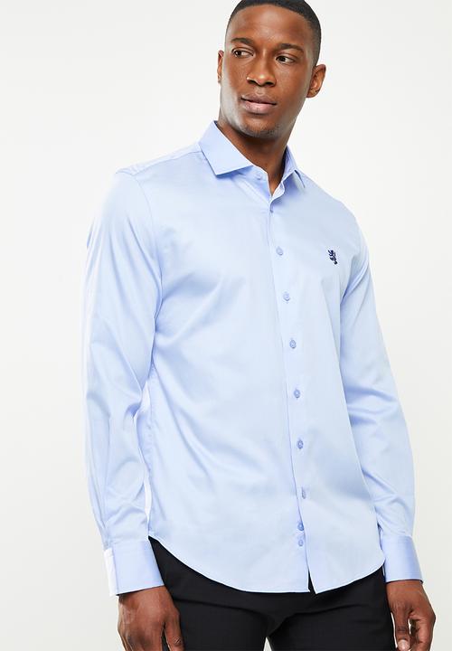 Pringle of Scotland - Core tailored long sleeve shirt - light blue