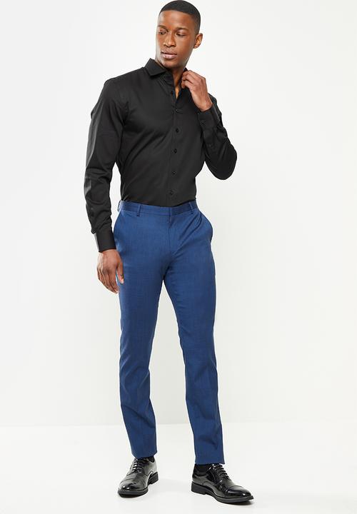 Pringle of Scotland - Core tailored long sleeve shirt - black
