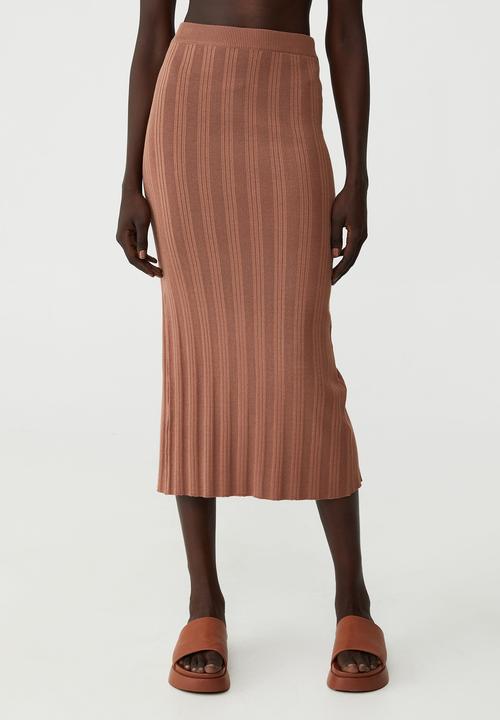 Cotton On - Foxy midi skirt - cocoa bean