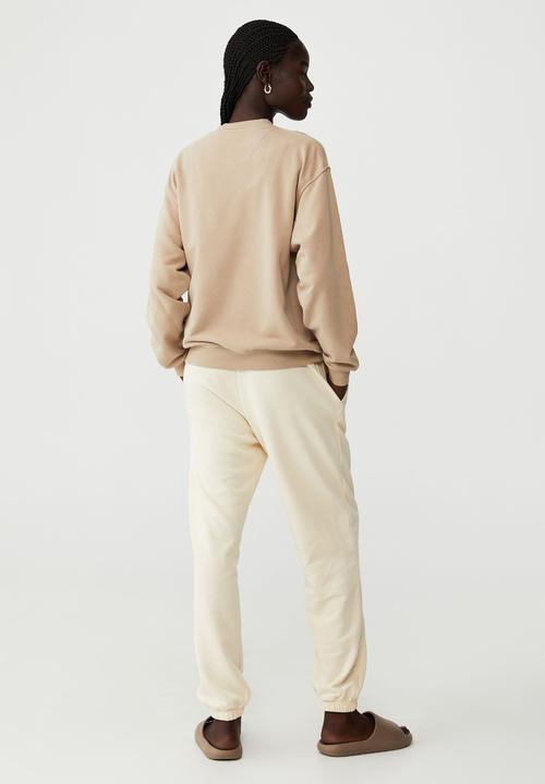 Cotton On - Classic crew sweatshirt - linen taupe