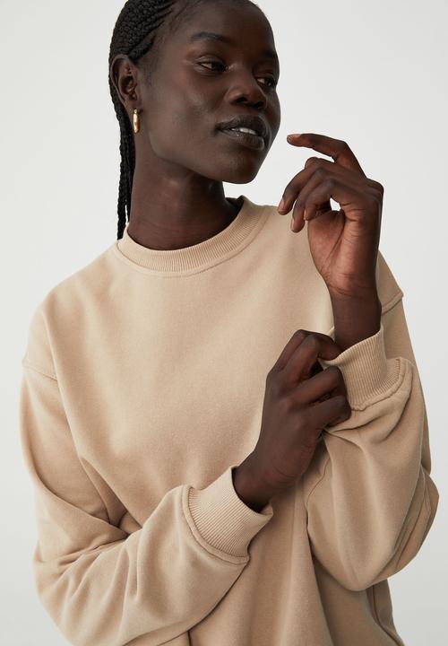 Cotton On - Classic crew sweatshirt - linen taupe