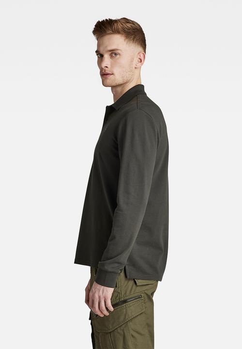 G-STAR - Dunda core polo long sleeve - cloack