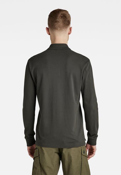 G-STAR - Dunda core polo long sleeve - cloack