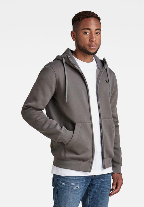 G-STAR - Premium core hoodie - granite